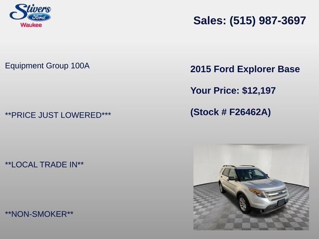 2015 Ford Explorer Base