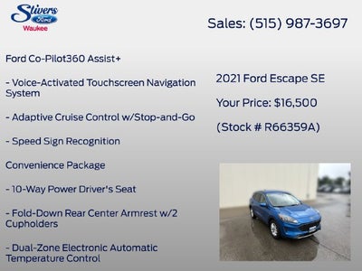 2021 Ford Escape SE