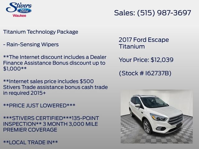 2017 Ford Escape Titanium