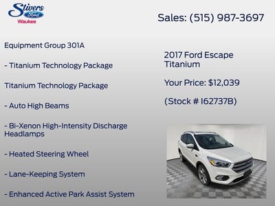 2017 Ford Escape Titanium