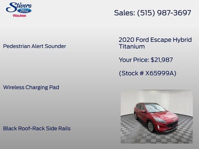 2020 Ford Escape Hybrid Titanium