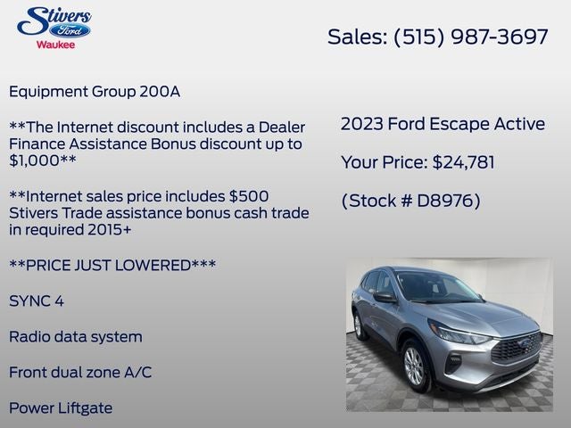2023 Ford Escape Active