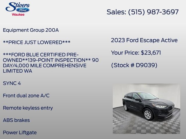 2023 Ford Escape Active