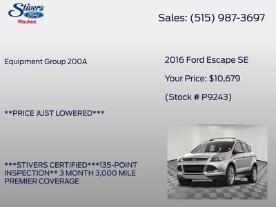 2016 Ford Escape SE