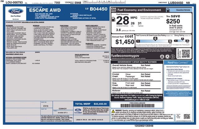 2020 Ford Escape SEL