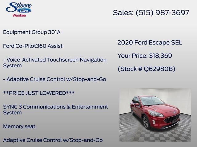 2020 Ford Escape SEL