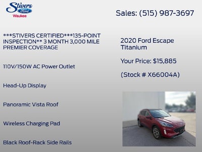 2020 Ford Escape Titanium