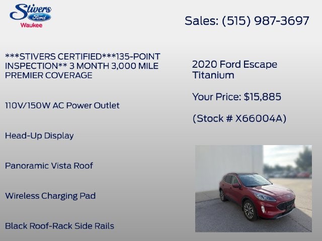 2020 Ford Escape Titanium