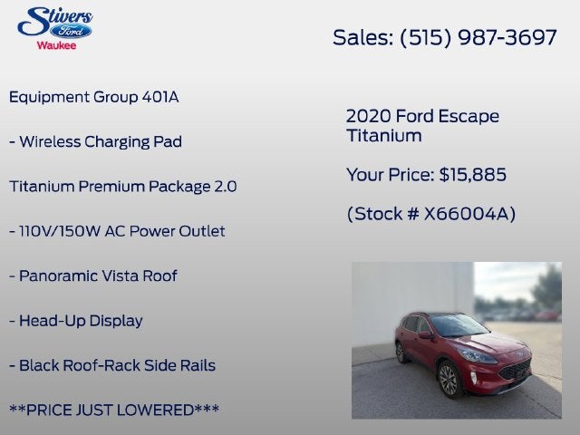 2020 Ford Escape Titanium