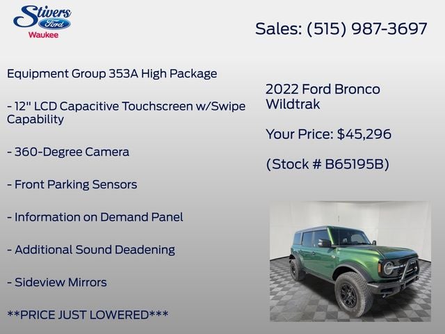2022 Ford Bronco Wildtrak