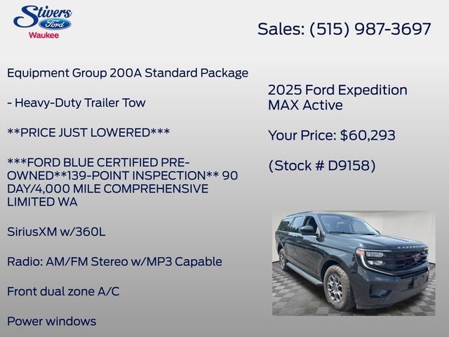 2025 Ford Expedition Max Active