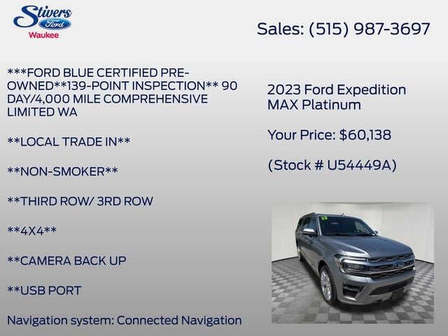2023 Ford Expedition Max Platinum