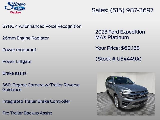 2023 Ford Expedition Max Platinum