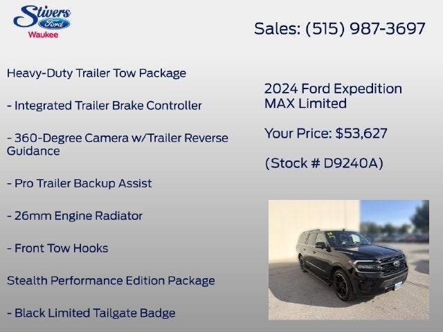 2024 Ford Expedition Max Limited