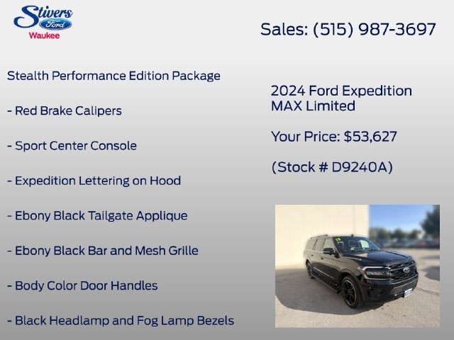 2024 Ford Expedition Max Limited