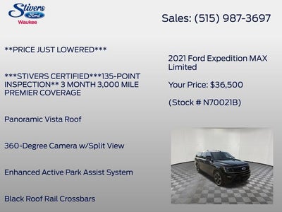 2021 Ford Expedition Max Limited