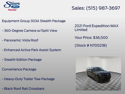 2021 Ford Expedition Max Limited