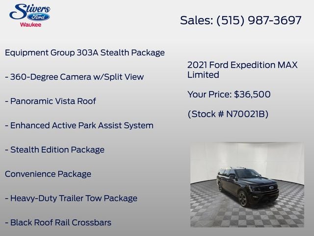 2021 Ford Expedition Max Limited