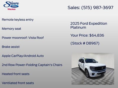 2025 Ford Expedition Platinum