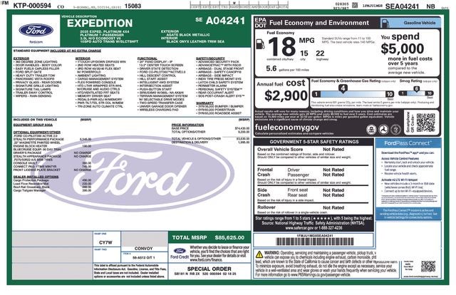 2025 Ford Expedition Platinum