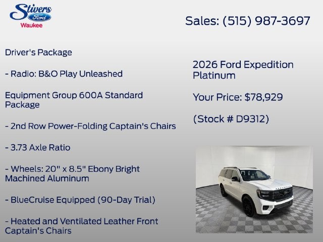2026 Ford Expedition Platinum