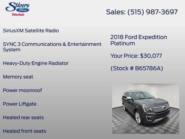 2018 Ford Expedition Platinum