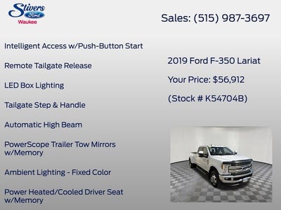 2019 Ford F-350SD Lariat DRW