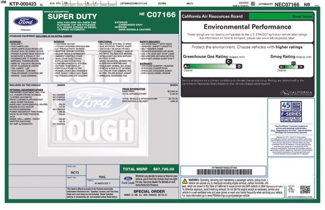 2022 Ford F-450SD Platinum DRW