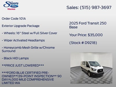 2025 Ford Transit-250 Base