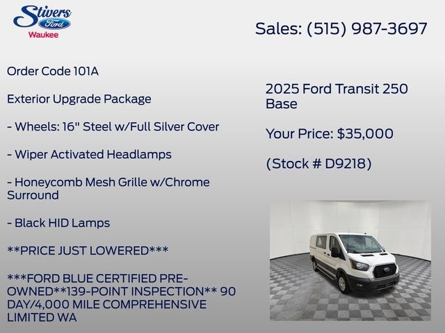 2025 Ford Transit-250 Base