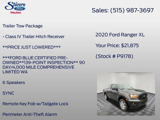 2020 Ford Ranger XL
