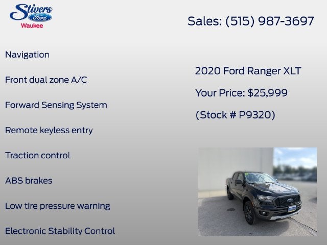 2020 Ford Ranger XLT