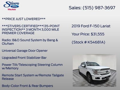2019 Ford F-150 Lariat