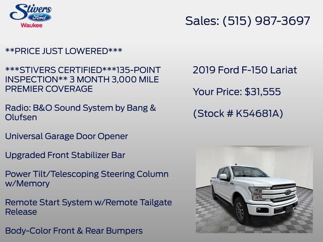 2019 Ford F-150 Lariat