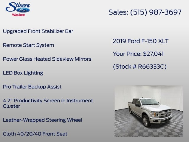 2019 Ford F-150 XLT