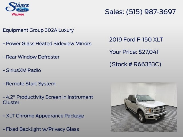 2019 Ford F-150 XLT