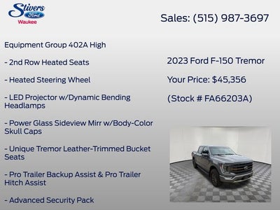 2023 Ford F-150 Tremor