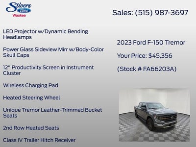 2023 Ford F-150 Tremor