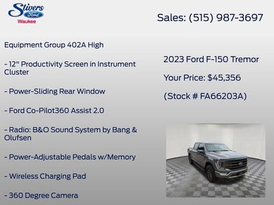 2023 Ford F-150 Tremor