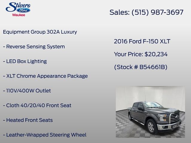 2016 Ford F-150 XLT