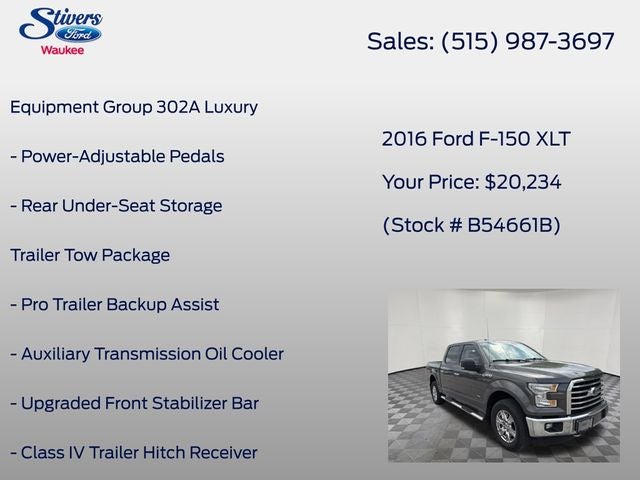 2016 Ford F-150 XLT