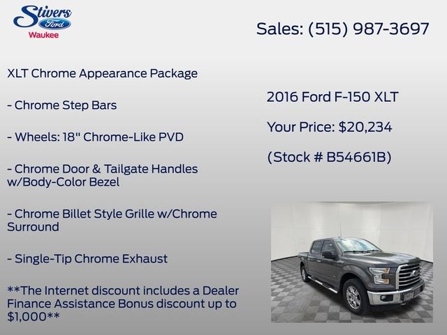 2016 Ford F-150 XLT