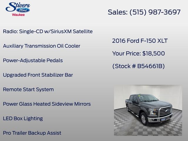 2016 Ford F-150 XLT