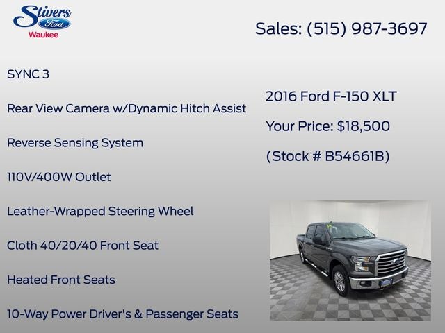 2016 Ford F-150 XLT