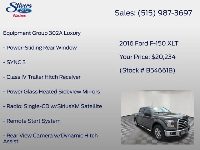 2016 Ford F-150 XLT