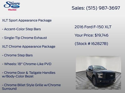 2016 Ford F-150 XLT