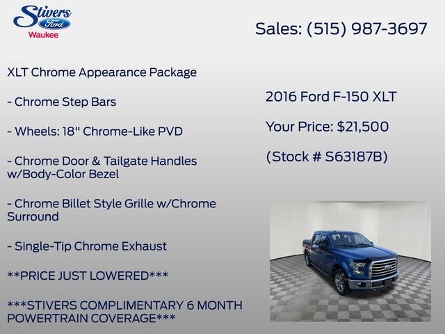 2016 Ford F-150 XLT