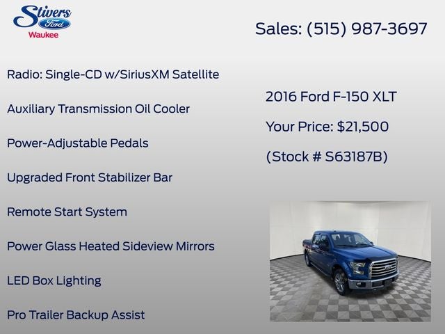 2016 Ford F-150 XLT