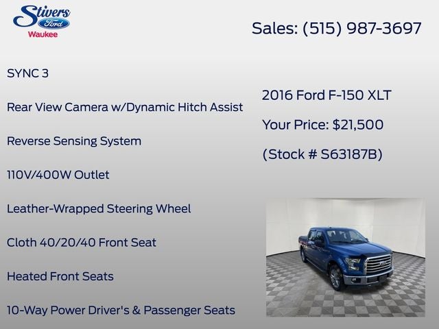 2016 Ford F-150 XLT