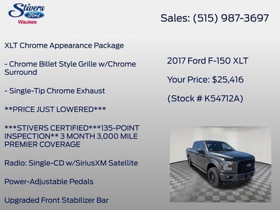 2017 Ford F-150 XLT
